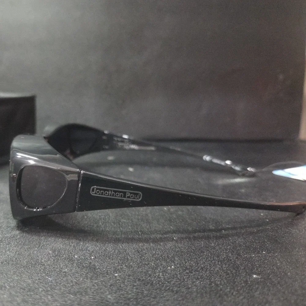Jonathan Paul Fitovers FitzRx Black Wrap Around Sunglasses Over Glasses NEW